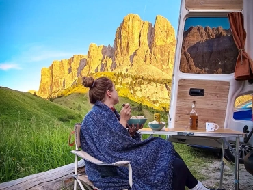 Free camping v Dolomitoch